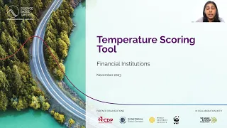 Financial Institutions: How to use the Temperature Scoring Tool