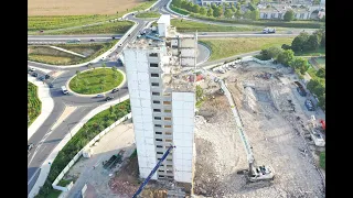 Démolition Tours Quartier des Mézereaux de Melun (77)