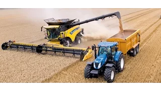 New Holland CR10.90 combine Guinness World Records attempt