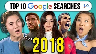 College Kids React To Top 10 Google Searches 2018 (Year In Review)