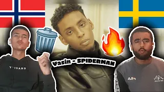 Norwegians React To Swedish Rap. Reacting Til Yasin - SPIDERMAN (intro) - (Official Video)