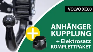 Anhängerkupplung abnehmbar VOLVO XC60  | Westfalia Komplettsatz + Montage von Rameder