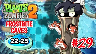 Plants vs Zombies 2 | Adventure - Frostbite Caves Day 22-25 Walkthrough | R5U Gaming #29