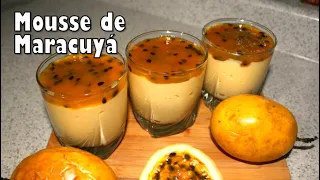 MOUSSE DE MARACUYÁ | Postre Refrescante y Fácil