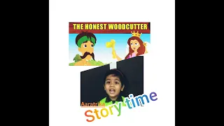 The Honest Woodcutter Story by Aaratrika | Moral stories for Kids | Bedtime Stories for Children