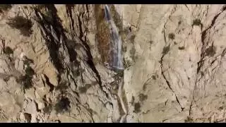 Flying to the top of Big Falls in Forest Falls California. Watch in 4K!