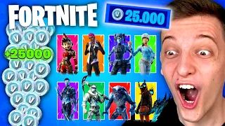 10x ZUFÄLLIGER SKIN KAUFEN und 1. EPISCHER SIEG IN FORTNITE? 😲 (EXTREM TEUER🤑)