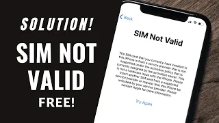 iPhone Sim Not Valid Solution ✅ How to unlock your Sim Card on iPhone Sim Not Valid Solution 2023