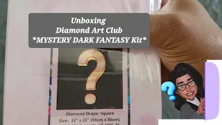 Unboxing Diamond Art Club Sneak Peek *Mystery Dark Fantasy Kit*