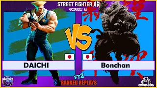 Street Fighter 6 DAICHI (guile) VS Bonchan (akuma) Masterz TV