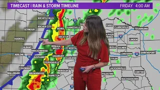 DFW Weather: Timeline of rain, possible severe weather for the rest of the week