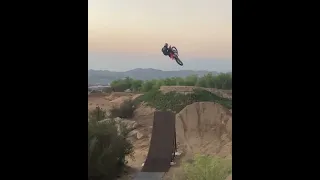 13 YEAR OLD KID SENDING 75FT RAMP!