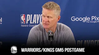 Steve Kerr Reacts To Warriors Game 5 vs Kings | April 26, 2023