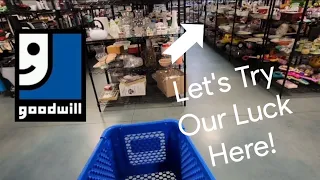 Let's Try Our Luck Here! - Shop Along With Me - Goodwill Thrift Store