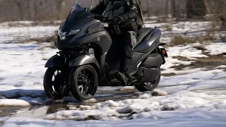 Test Ride de iarnă: Yamaha Tricity 300