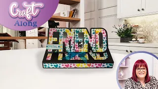 Craft Along: Shaped Word Dies with Debby Robinson (05 May 2021)