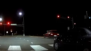 Crash caught on Dashcam