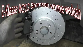 Mercedes W212 Bremsen vorne Wechseln