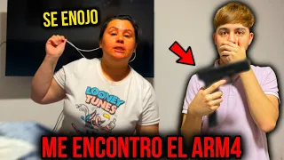 MI MAMÁ ME ENCONTRO UN ARM4 EN MI CUARTO 😱 BROMA PESADA