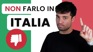 DON'T do these 5 things in Italy | Learn Italian (ita audio)