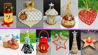 11 Economical Christmas Decoration idea with Simple material|DIY Affordable Christmas craft idea🎄286