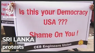 Sri Lanka workers protest over electricity deal with US firm