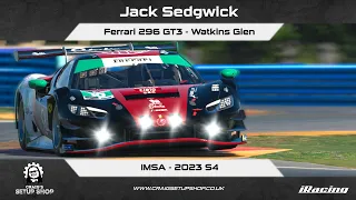 iRacing - 23S4 - Ferrari 296 GT3 - IMSA - Watkins Glen - Jak