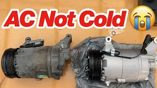 MINI Cooper R50 Not Blowing Cold Air Diagnose & A/C Compressor Replacement