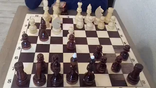 Шахматы. Сильная ловушка в испанской партии. 9 ходов и белым можно сдаваться