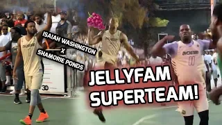 Isaiah JELLYFAM Washington Teams Up With Shamorie Ponds At Dyckman! NYC Superteam Had Crowd SHOOK 😤