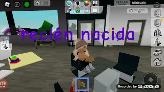 Siendo Mamá malvada de una bebé recíen nacida 😵👶🏻 en brookhaven RP roblox