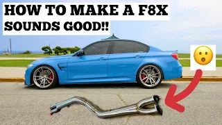I STRAIGHT PIPED MY F80 M3! (VRSF SINGLE MID-PIPE)