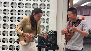 Jake Shimabukuro & Taimane jam "Bodysurfing"