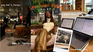 LAW SCHOOL DIARIES: therapy, class papers woes, Friendsgiving, and so much more (mega vlog)