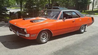 1970 Dodge Dart Swinger 340 burnout