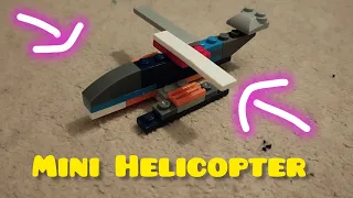 How to make a mini Lego helicopter 🚁.