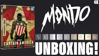 CAPTAIN AMERICA THE FIRST AVENGER MONDO 4K (Steelbook) Unboxing and Review With Commentary