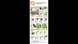 Home Depot Spring Black Friday Sale