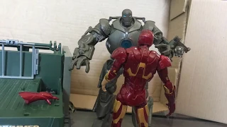 IRON-MAN VS IRON MONGER STOP MOTION