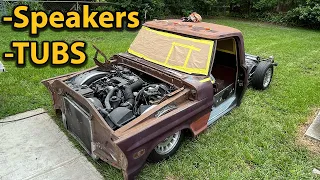 Trailer Fenders?! Body Swapping Old Truck To Modern Chassis