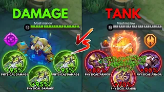 Minotaur Damage Build vs Minotaur Tank Build