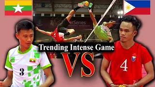 Sepak Takraw - Philippines Vs Myanmar Full HD Highlights !