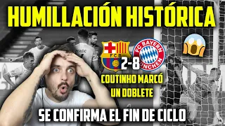 ¡NO ME LO PUEDO CREER! · ¡¡HUMILLACIÓN HISTÓRICA!! · BARÇA 2-8 BAYERN · ¿QUIÉNES SON LOS CULPABLES?