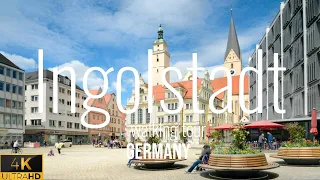 Ingolstadt, Germany 🇩🇪 Walking Tour 2023 | 4K 60fps HDR |