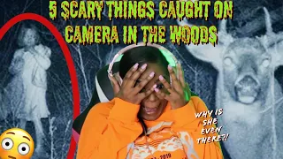 NukesTop 5 - 5 Scary Things Caught On Camera In The Woods Reaction | ImStillAsia