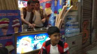 Turkish Ice Cream Vendor Not Get His Way with Boy (Istanbul Night Life)