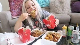 eating my weight in Chinese food (PANDA EXPRESS MUKBANG)