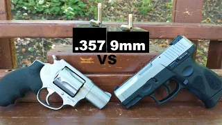 👍 SOLVED: The BEST .357 Magnum SNUB Nose Load! 👆 Ballistic Test VS 9mm in Short Barrels