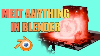 Melt Anything in Blender using Geometry Nodes  - Blender 4.0