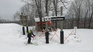 Jack Frost ski resort in PA, March 2023